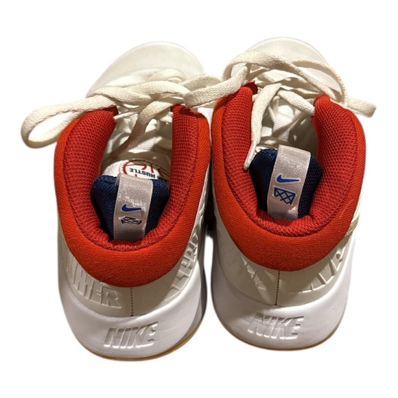 NIKE White and Red High-Top Sneakers - Picture 3 of 5